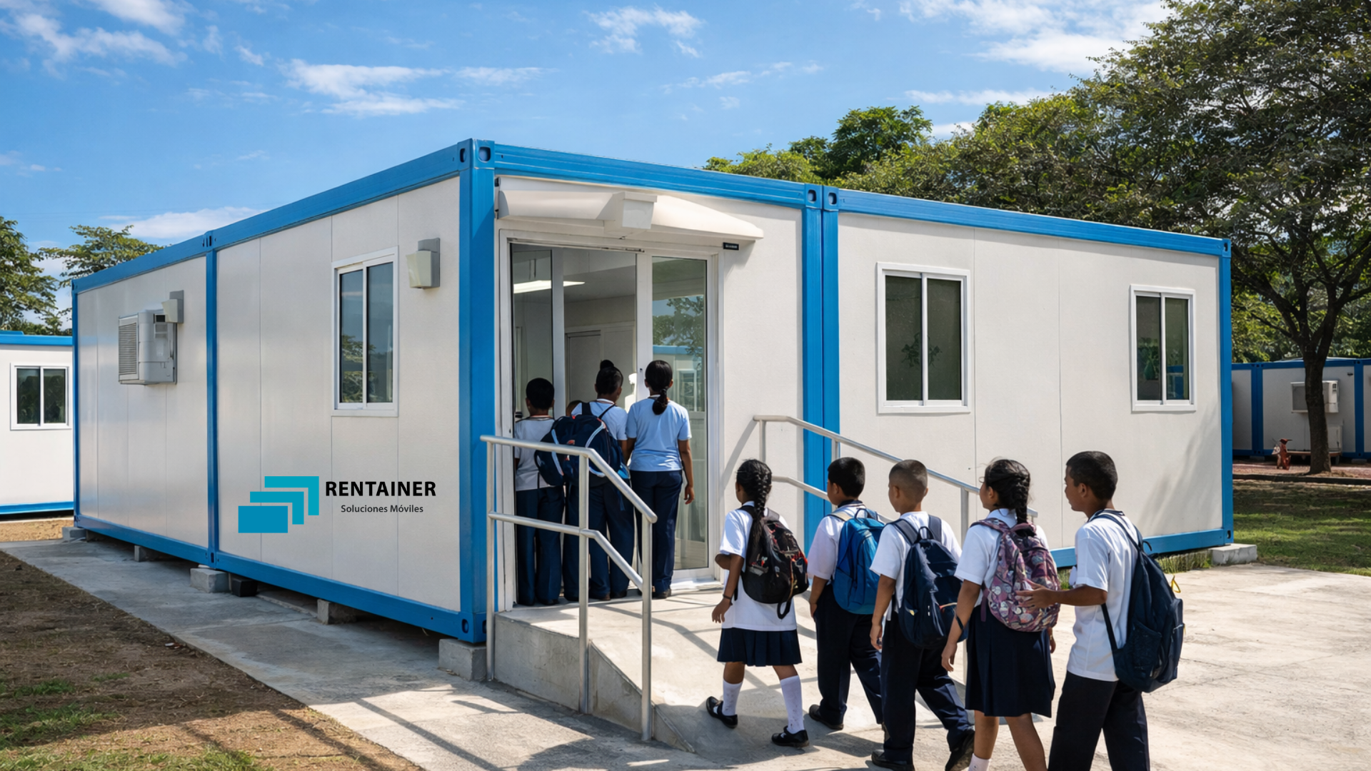 Aulas modulares educativas Rentainer